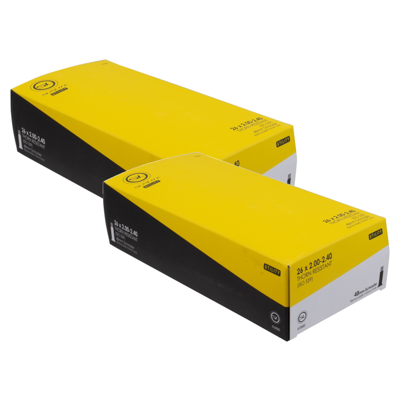 Load image into Gallery viewer, Sunlite-Utili-T-Thorn-Resistant-Schrader-Valve-Tubes-Tube-TUBE0701PO2-Bicycle-Tubes