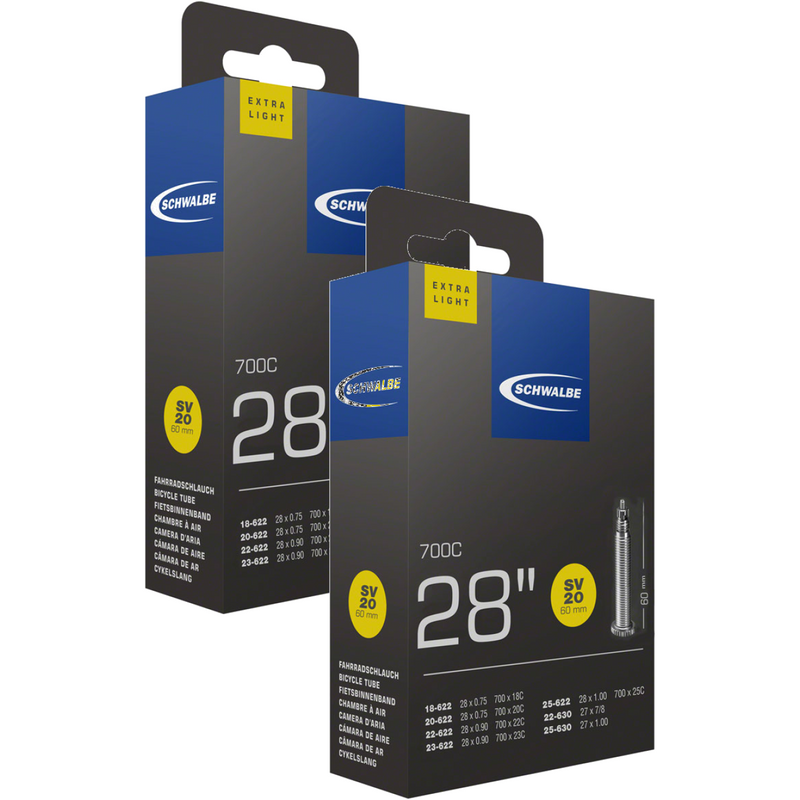 Load image into Gallery viewer, Schwalbe-Extra-Light-Tube-Tube-TUBE0823PO2-Bicycle-Tubes