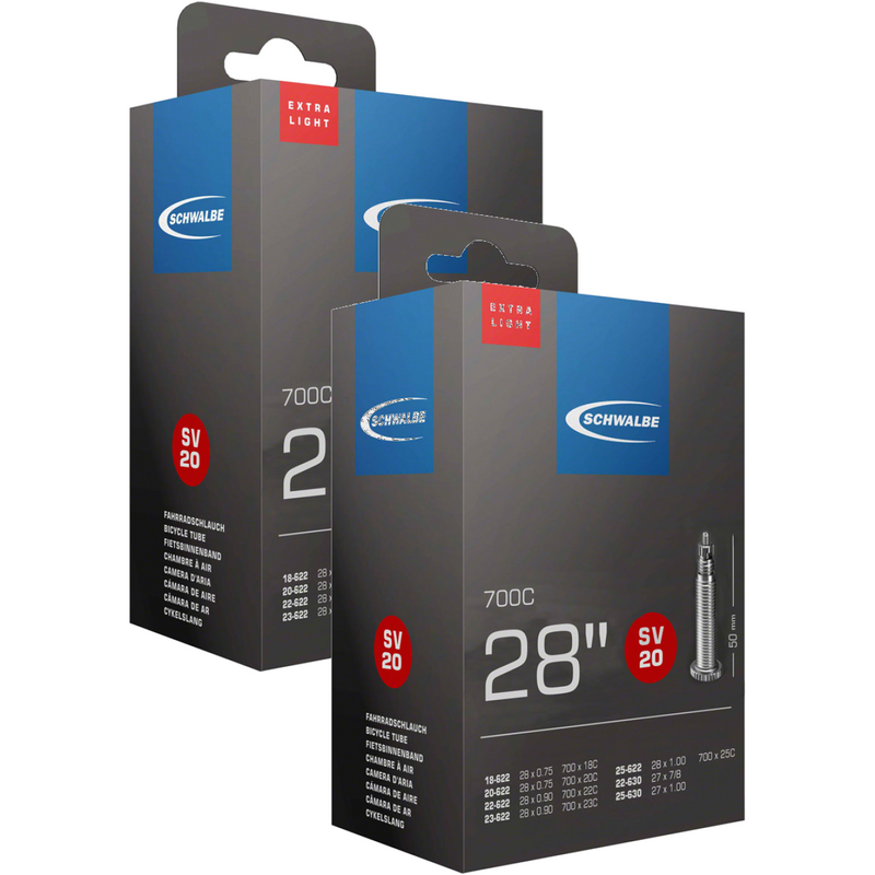 Load image into Gallery viewer, Schwalbe-Extra-Light-Tube-Tube-TUBE0825PO2-Bicycle-Tubes