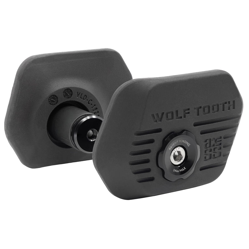 Load image into Gallery viewer, Wolf Tooth Components Locked-In Bar Ends - Black