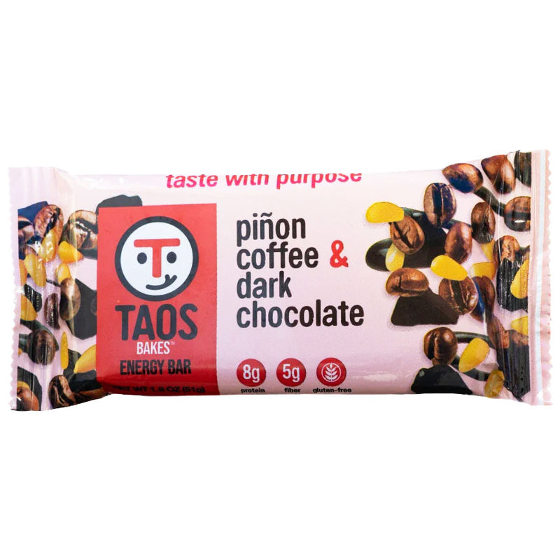 Load image into Gallery viewer, Taos Bakes Energy Bar, Pinon Coffee, 12/Count
