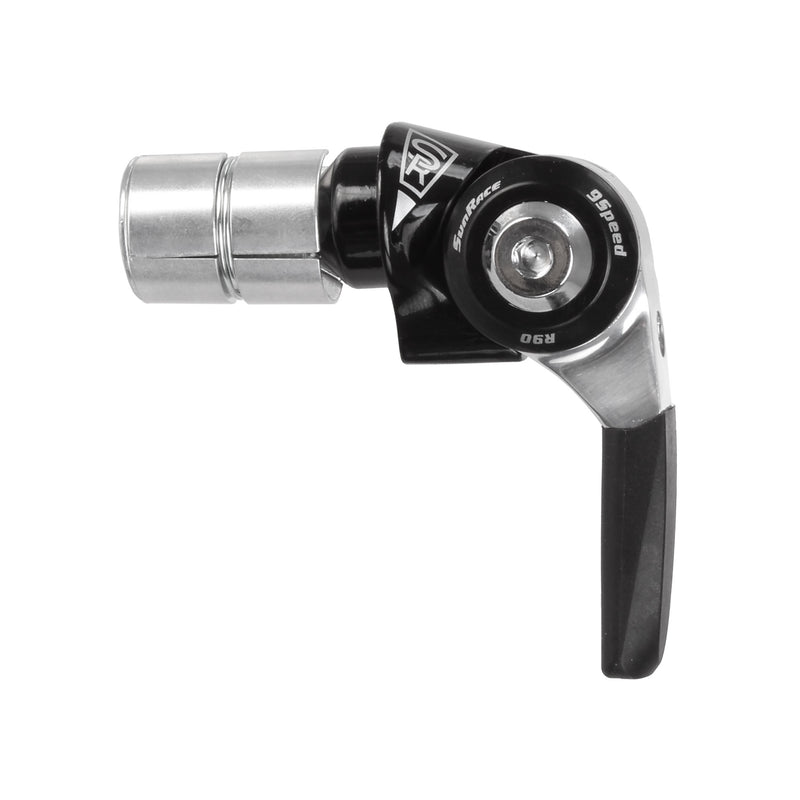 Load image into Gallery viewer, Sunrace SL-R96 SLR96 Bar End Right 9s High Polished Alloy Lever And Clamps