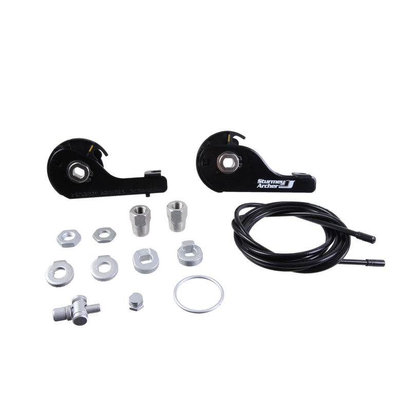 Load image into Gallery viewer, Sturmey Archer RS-RK3 3-Sp Disc Hub, 36h - Black