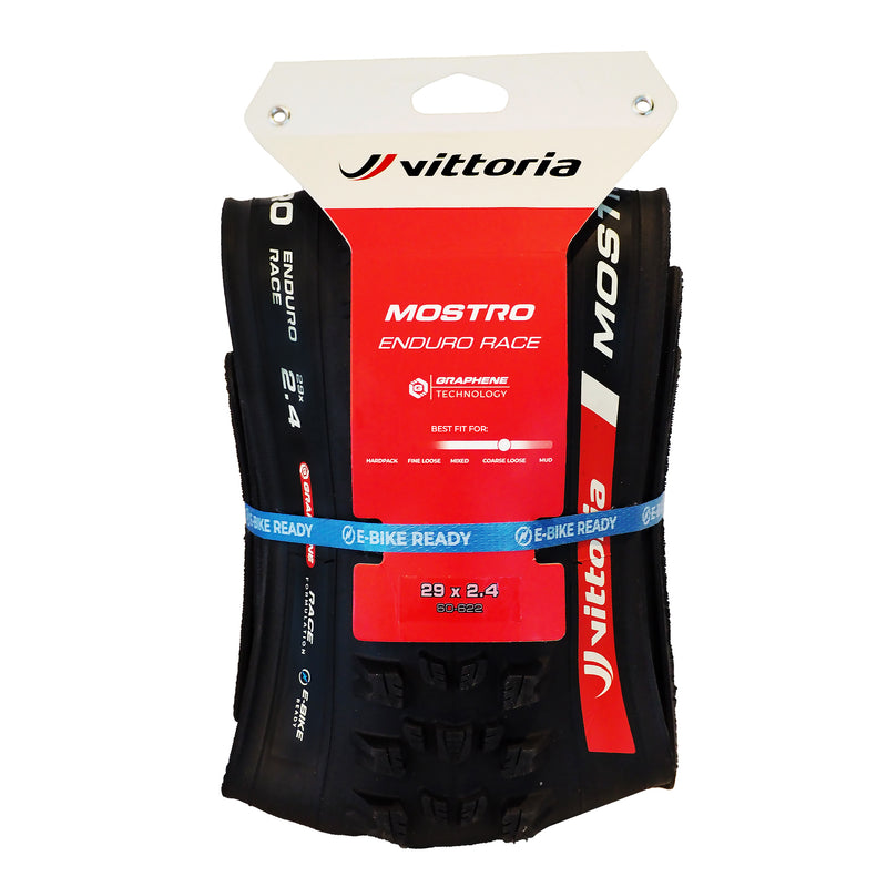 Load image into Gallery viewer, Vittoria Mostro Enduro Race Tire - 29 x 2.40, Tubeless, Folding, Black, Graphene + Silica, G2.0, E-Bike