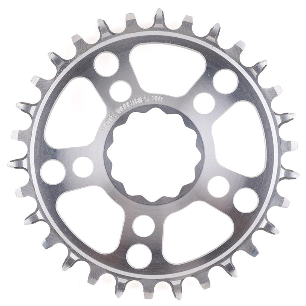 White Industries MR30 TSR 1x Chainring 30T - Silver, 0mm Offset