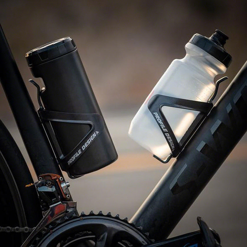 Load image into Gallery viewer, Profile Design Water Bottle Storage II Bottle Cage Storage - Large, Black