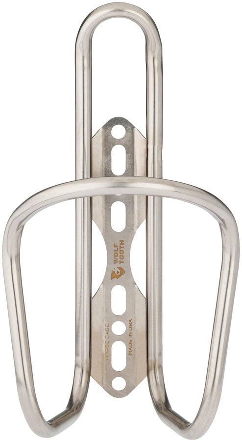 Load image into Gallery viewer, Pack of 2 Wolf Tooth Morse Bottle Cage - Stainless Steel, Silver