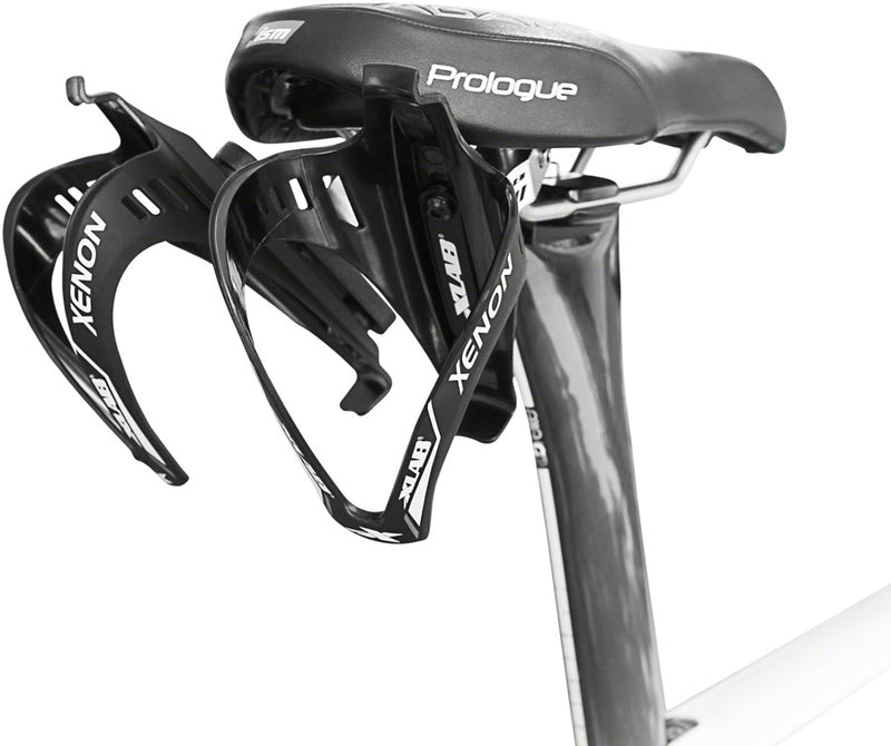 Load image into Gallery viewer, XLAB-Mini-Wing-Saddle-Mounted-Dual-Water-Bottle-Carrier-System-Water-Bottle-Cages-WC0075-Bicycle-Water-Bottle-Cages