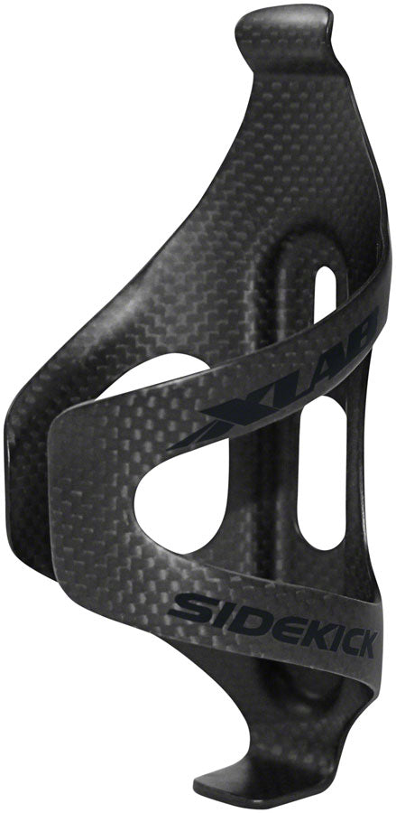 Load image into Gallery viewer, XLAB Sidekick Carbon Water Bottle Cage - Left Entry, Matte Black