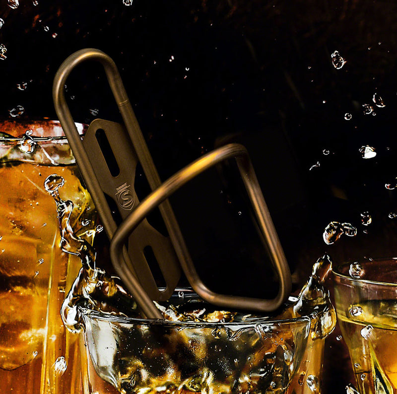 Load image into Gallery viewer, Silca Anodized Titanium Bottle Cage - Bourbon