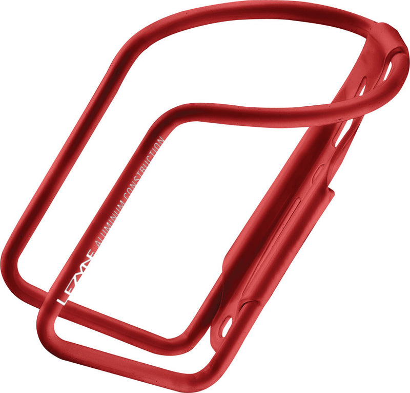 Load image into Gallery viewer, Pack of 2 Lezyne Power Water Bottle Cage: Gloss Red Aluminum Top Load Bicycle