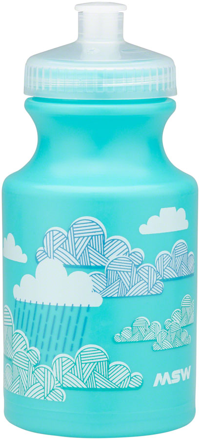 Load image into Gallery viewer, MSW Kids Water Bottle and Cage Kit - Clouds w/ Black Cage