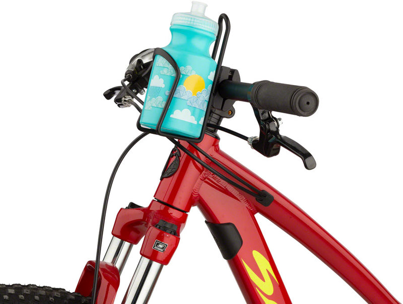 Load image into Gallery viewer, MSW Kids Water Bottle and Cage Kit - Clouds w/ Black Cage