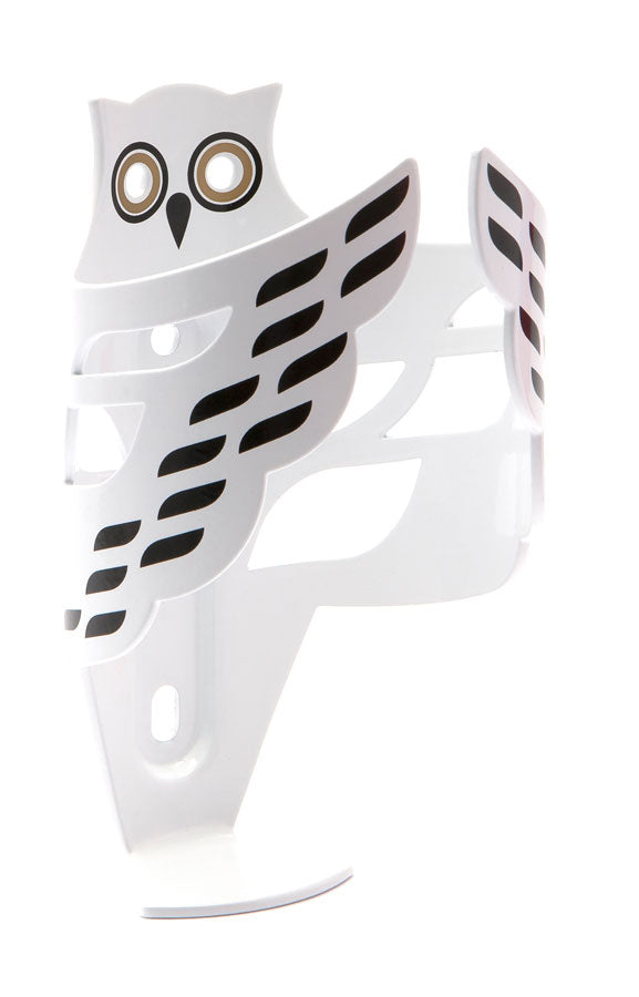 Load image into Gallery viewer, Portland Design Works The Snow Owl Cage Bottle Cage, White/Gold