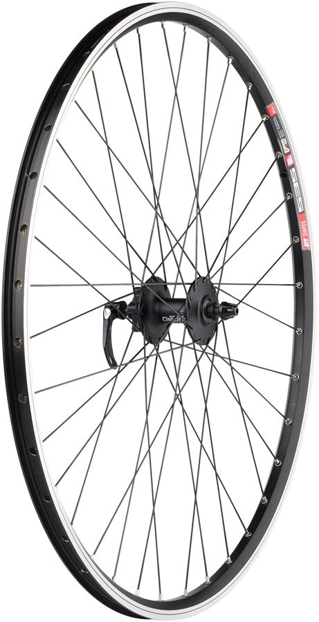 Load image into Gallery viewer, Quality Wheels TK540/Deore Front Wheel 700c QRx100mm 6-Bolt Rim Brake Clincher