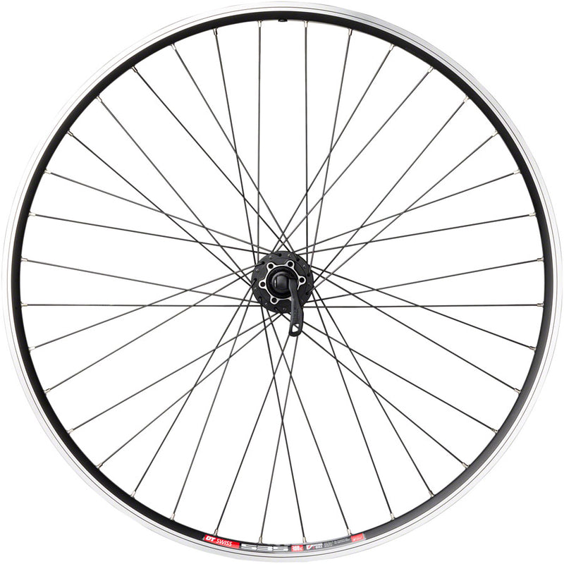 Load image into Gallery viewer, Quality Wheels TK540/Deore Front Wheel 700c QRx100mm 6-Bolt Rim Brake Clincher