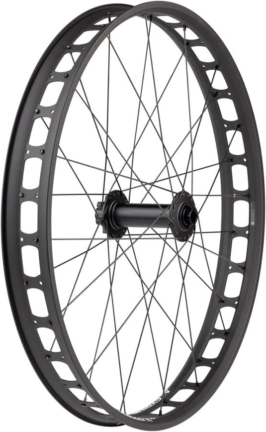 Quality Wheels Bear Pawls / Blizzerk Front Wheel - 26", 15 x 150mm, 6-Bolt, Black