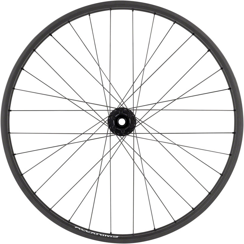 Load image into Gallery viewer, Quality Wheels Bear Pawls / Blizzerk Front Wheel - 26", 15 x 150mm, 6-Bolt, Black, 32H