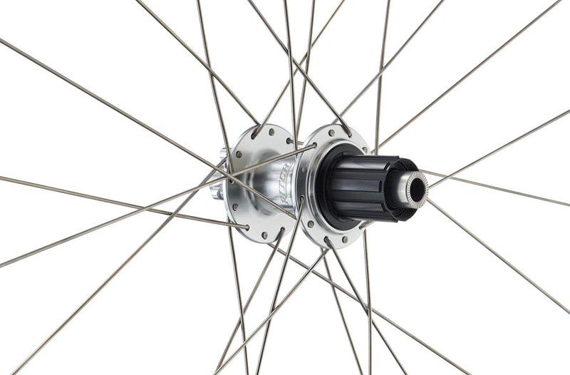 Load image into Gallery viewer, Ritchey Classic Zeta Wheelset - 700c, 12 x 100mm, 12 x 142mm, 6-Bolt, HG11 Road, Silver