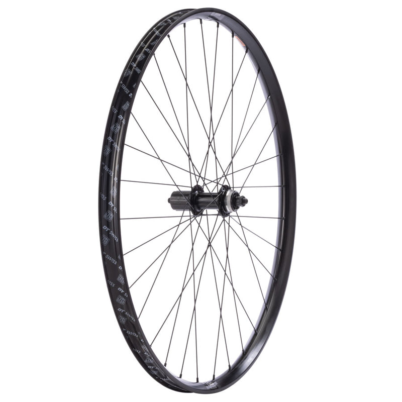 Load image into Gallery viewer, Quality Wheels Shimano QC300 / WTB ST i30 Rear Wheel - 29", QR x 135mm, Center-Lock, HG 11 MTN, Black, 32H