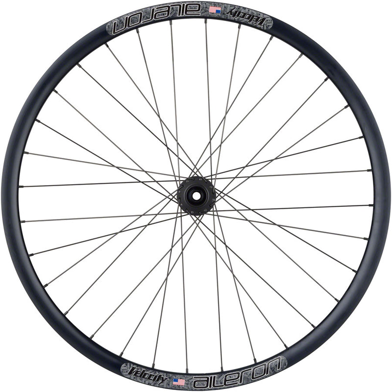 Load image into Gallery viewer, Quality Wheels Bear Pawls / Velocity Aileron Rear Wheel - 700c, 12 x 142mm, Center-Lock, HG 10, Black, 32H