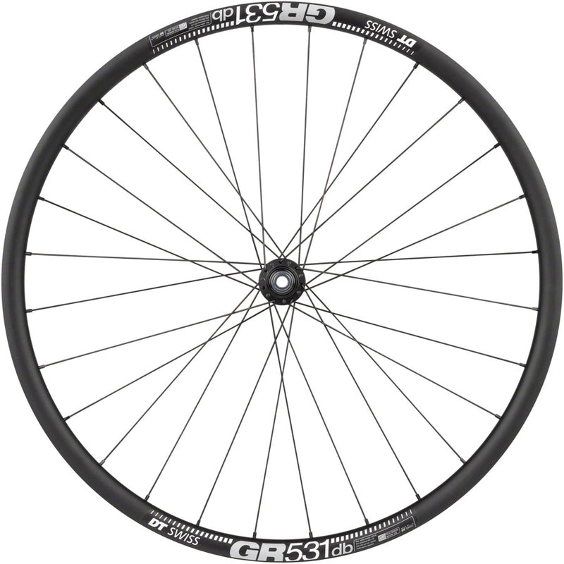 Load image into Gallery viewer, Quality Wheels Shimano Ultegra/DT GR531 Front Wheel - 700c, 12 x 100mm, Center-Lock, Black, 32H