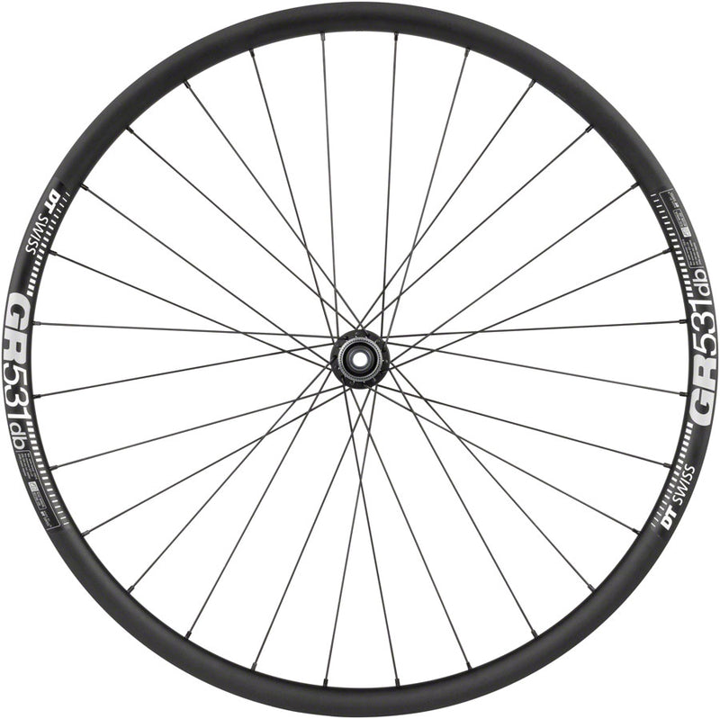 Load image into Gallery viewer, Quality Wheels Shimano Ultegra/DT GR531 Front Wheel - 700c, 12 x 100mm, Center-Lock, Black, 32H