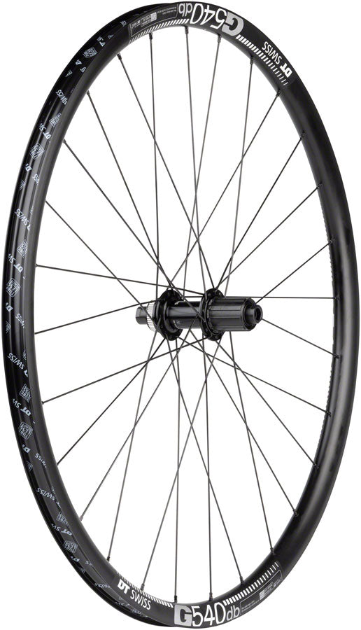 Load image into Gallery viewer, Quality Wheels Tiagra/G540 Rear Wheel - 700c, 12 x 142mm, Center-Lock, HG 11 MTN, Black, 28H