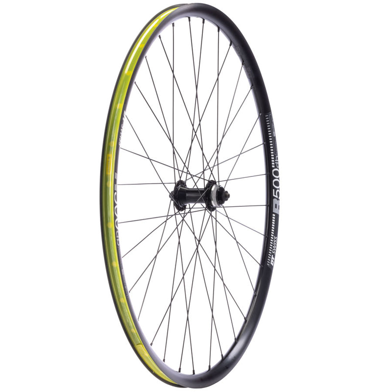 Load image into Gallery viewer, Quality Wheels Shimano/DT R500 Wheelset - 700, QR x 100/135mm, Center-Lock, HG 11 MTN, Black, 32H