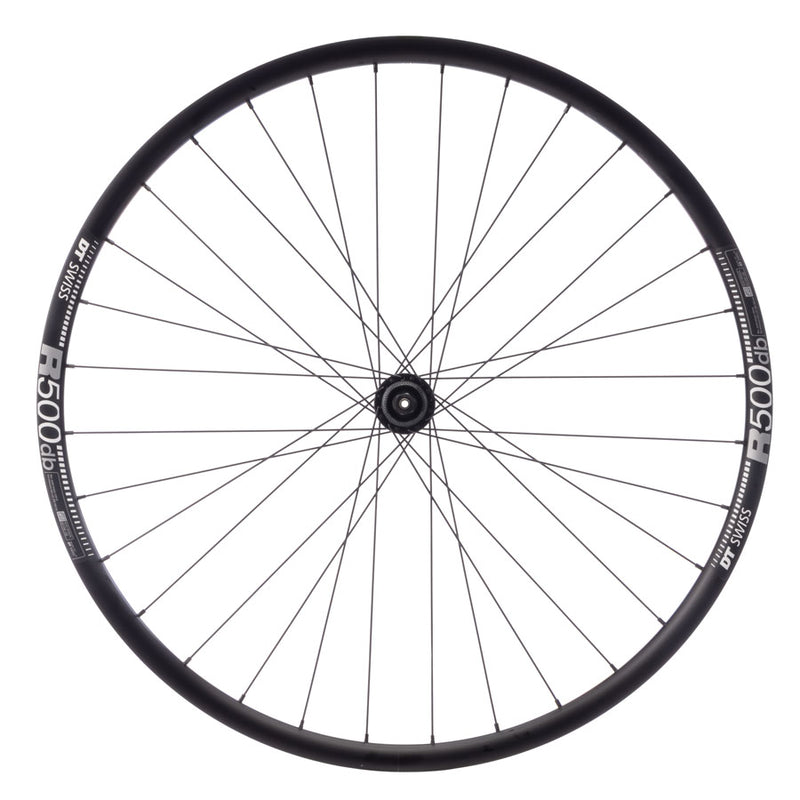 Load image into Gallery viewer, Quality Wheels Shimano/DT R500 Wheelset - 700, QR x 100/135mm, Center-Lock, HG 11 MTN, Black, 32H