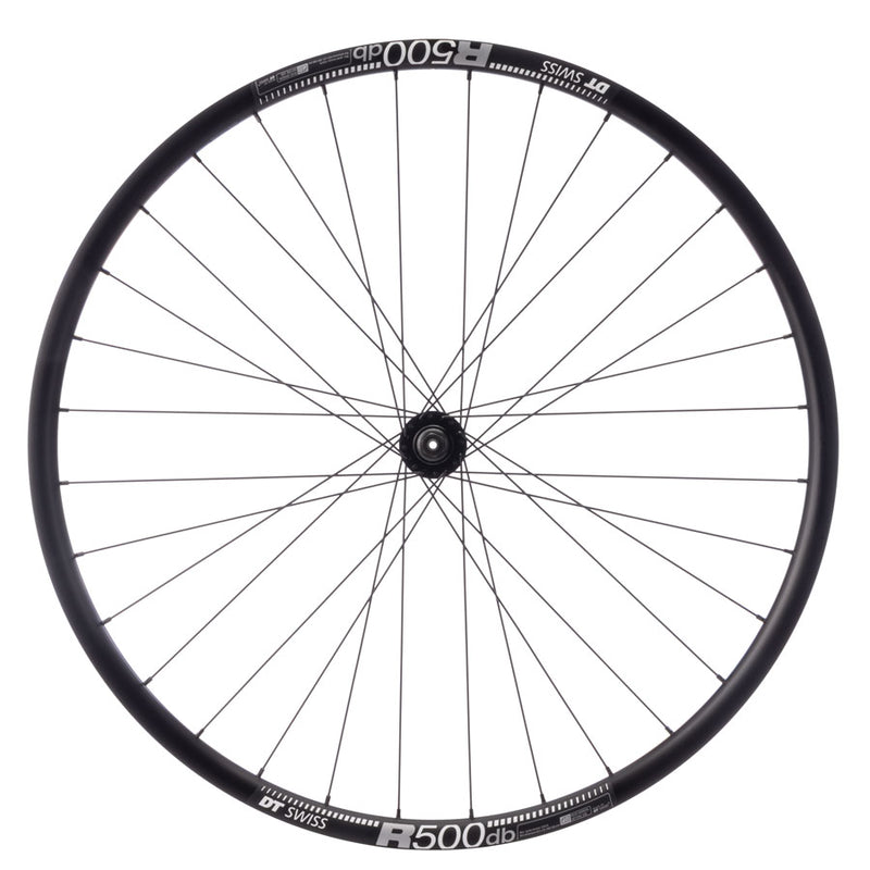 Load image into Gallery viewer, Quality Wheels Shimano / DT R500 Disc Wheelset - 700, QR x 100/135mm, Center-Lock, HG 11 MTN, Black, 32H