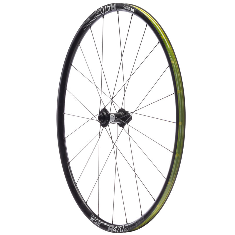 Load image into Gallery viewer, Quality-Wheels-DT-350-DT-R470db-Front-Wheel-Front-Wheel-700c-Tubeless-Ready-Clincher-FTWH0334-Bicycle-Front-Wheel