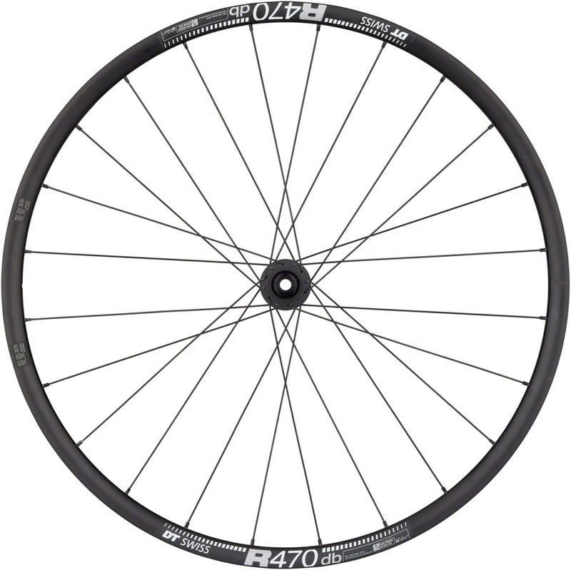 Load image into Gallery viewer, Quality Wheels DT 350/DT R470db Rear 700c 12x142mm Center Lock HG 11 Road Blk