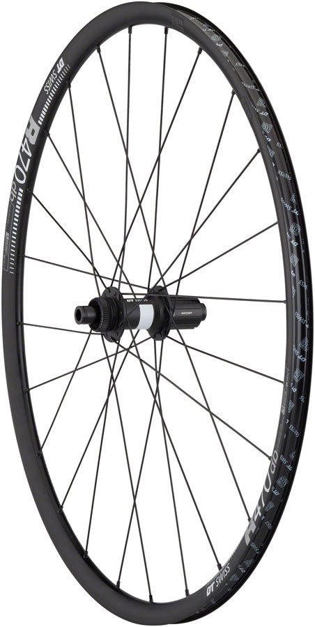 Load image into Gallery viewer, Quality-Wheels-DT-350-DT-R470db-Rear-Wheel-Rear-Wheel-700c-Tubeless-Ready-Clincher-RRWH1140-Bicycle-Rear-Wheel