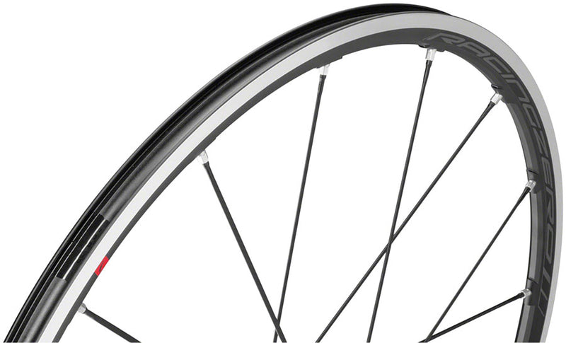 Load image into Gallery viewer, Fulcrum Racing Zero 700c Alloy Front Wheel Carbon Fiber QRx100mm Rim Brake Blk