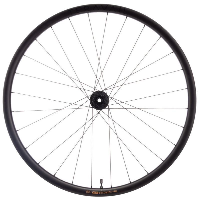 Load image into Gallery viewer, Teravail Circos Wide Gravel Rear Wheel - 32", 12 x 148mm Boost, 6-Bolt, XD, Carbon, DT350, 28H