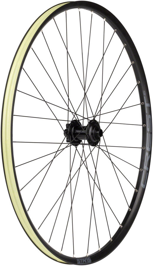 Load image into Gallery viewer, Stan's NoTubes Crest S2 Front Wheel 29in 15x100mm E-Sync 6-Bolt Black XC MTB