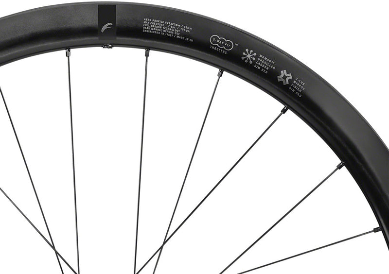 Load image into Gallery viewer, Fulcrum WIND 42 Rear Wheel - 700, 12 x 142mm, Center-Lock, Black, HG11
