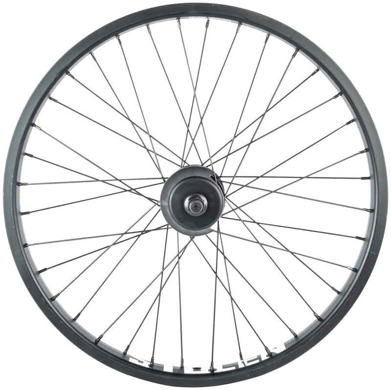 Load image into Gallery viewer, Stolen Rampage Pro Rear Wheel - 20", 14 x 110mm, Rim Brake, Cassette, Black, 9T LHD