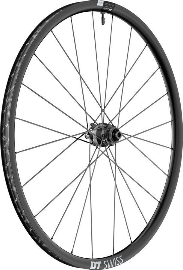 Load image into Gallery viewer, DT Swiss GR 1600 Spline 25 Front Wheel - 700, 12 x 100mm, Center-Lock, Black, Dynamo Hub