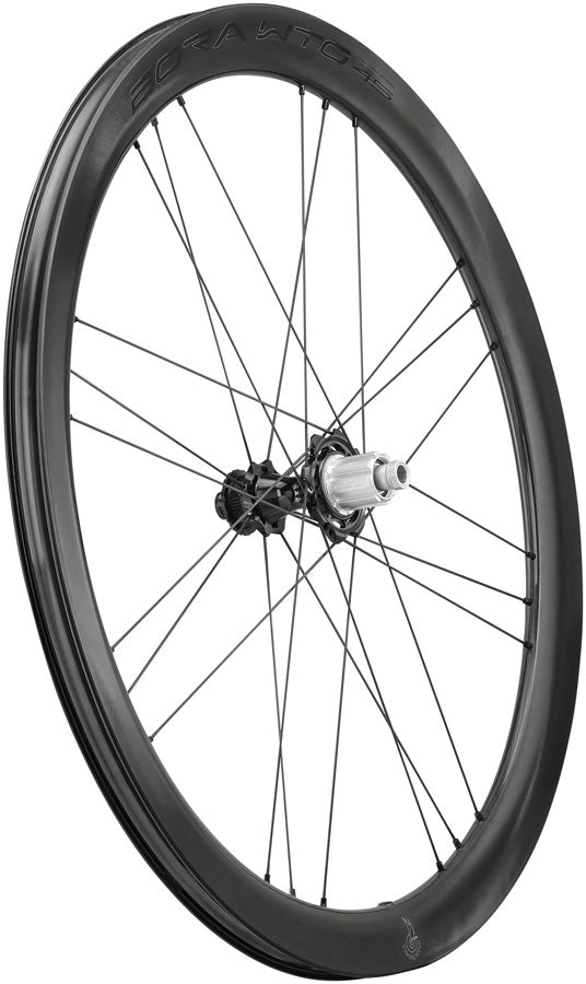 Load image into Gallery viewer, Campagnolo BORA WTO 45 C23 Rear Wheel - 700, 12 x 142mm, Center-Lock, N3W, 2-Way Fit, Carbon