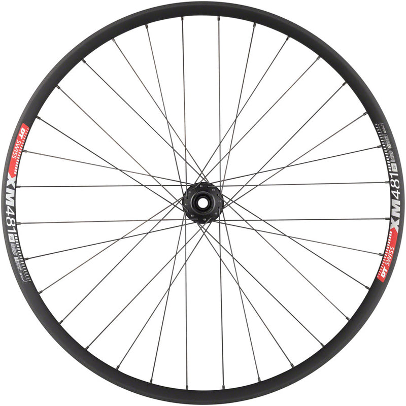 Load image into Gallery viewer, Quality Wheels DT 350/DT XM481 Front Wheel 29in 15x110mm Boost 6-Bolt Black