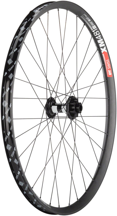Load image into Gallery viewer, Quality Wheels DT 350/DT XM481 Front Wheel 27.5in 15x110mm Boost 6-Bolt Black