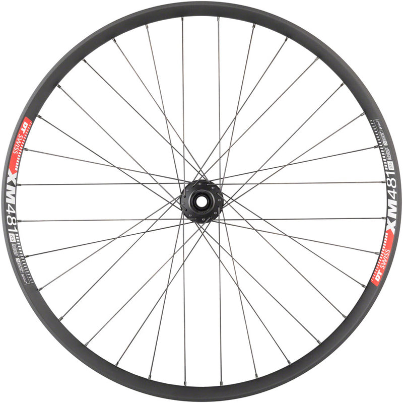 Load image into Gallery viewer, Quality Wheels DT 350/DT XM481 Front Wheel 27.5in 15x110mm Boost 6-Bolt Black