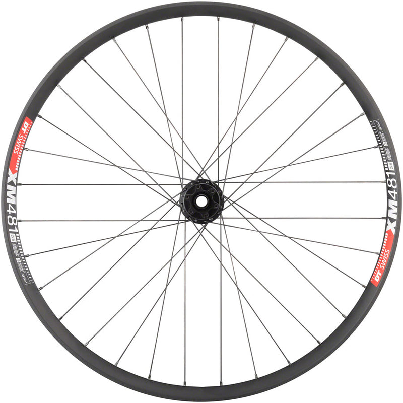 Load image into Gallery viewer, Quality Wheels DT 350/DT XM481 Front Wheel 27.5in 15x110mm Boost 6-Bolt Black