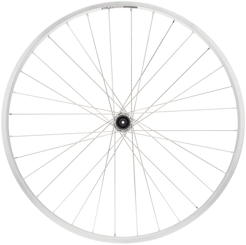 Load image into Gallery viewer, Quality Wheels Value Double Wall Series Rear Wheel 700c QRx130mm Rim Brake Sil