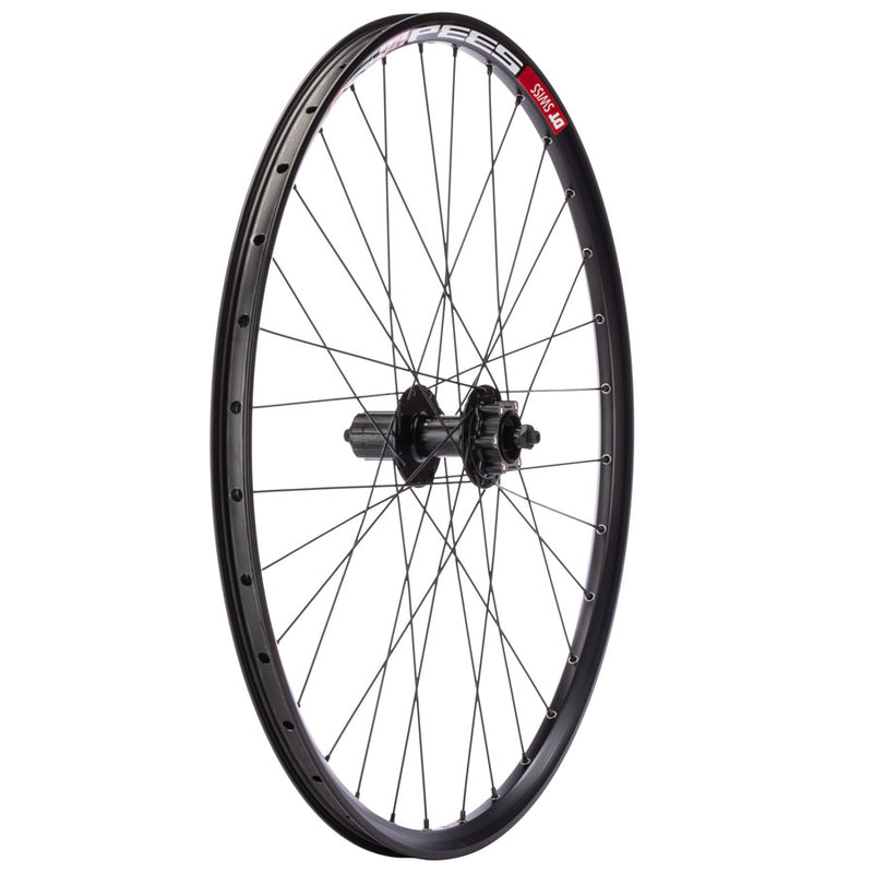 Load image into Gallery viewer, Quality Wheels Deore M610/DT 533d Rear Wheel 26in QRx135mm Center Lock HG 10