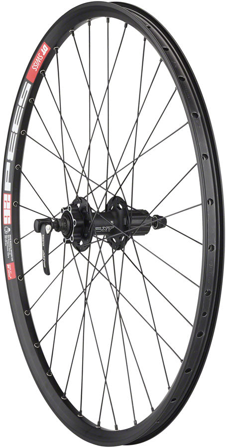 Load image into Gallery viewer, Quality-Wheels-DT-Shimano-MTB-Disc-Rear-Wheel-Rear-Wheel-26-in-Tubeless-Ready-Clincher-WE2755-Bicycle-Rear-Wheel