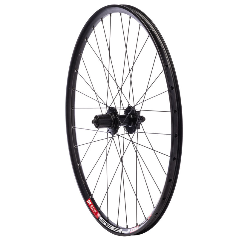 Load image into Gallery viewer, Quality-Wheels-DT-Shimano-MTB-Disc-Rear-Wheel-Rear-Wheel-26-in-Tubeless-Ready-Clincher-WE2755-Bicycle-Rear-Wheel