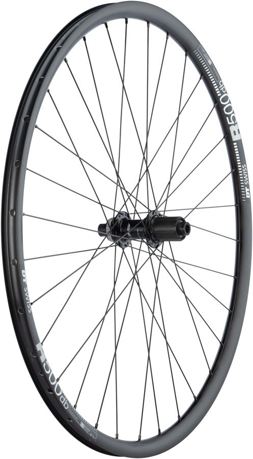 Load image into Gallery viewer, Quality Wheels Shimano 105/DT R500 Rear Wheel - 700, 12 x 142mm, Center-Lock, HG 11 MTN, Black, 32H